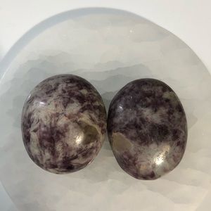 Lepidolite Palm Stones-set of 2